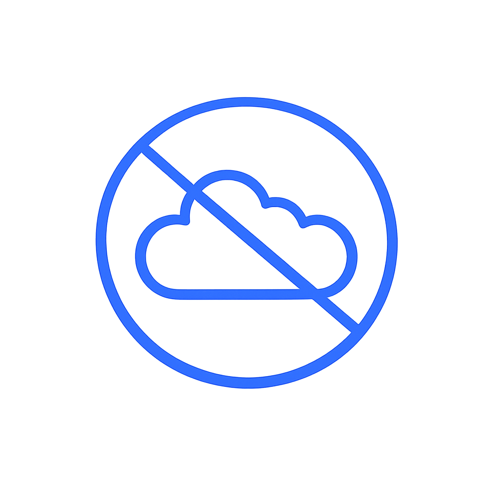 No remote access