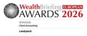 WealthBriefing European Client Accounting 2026 Winner