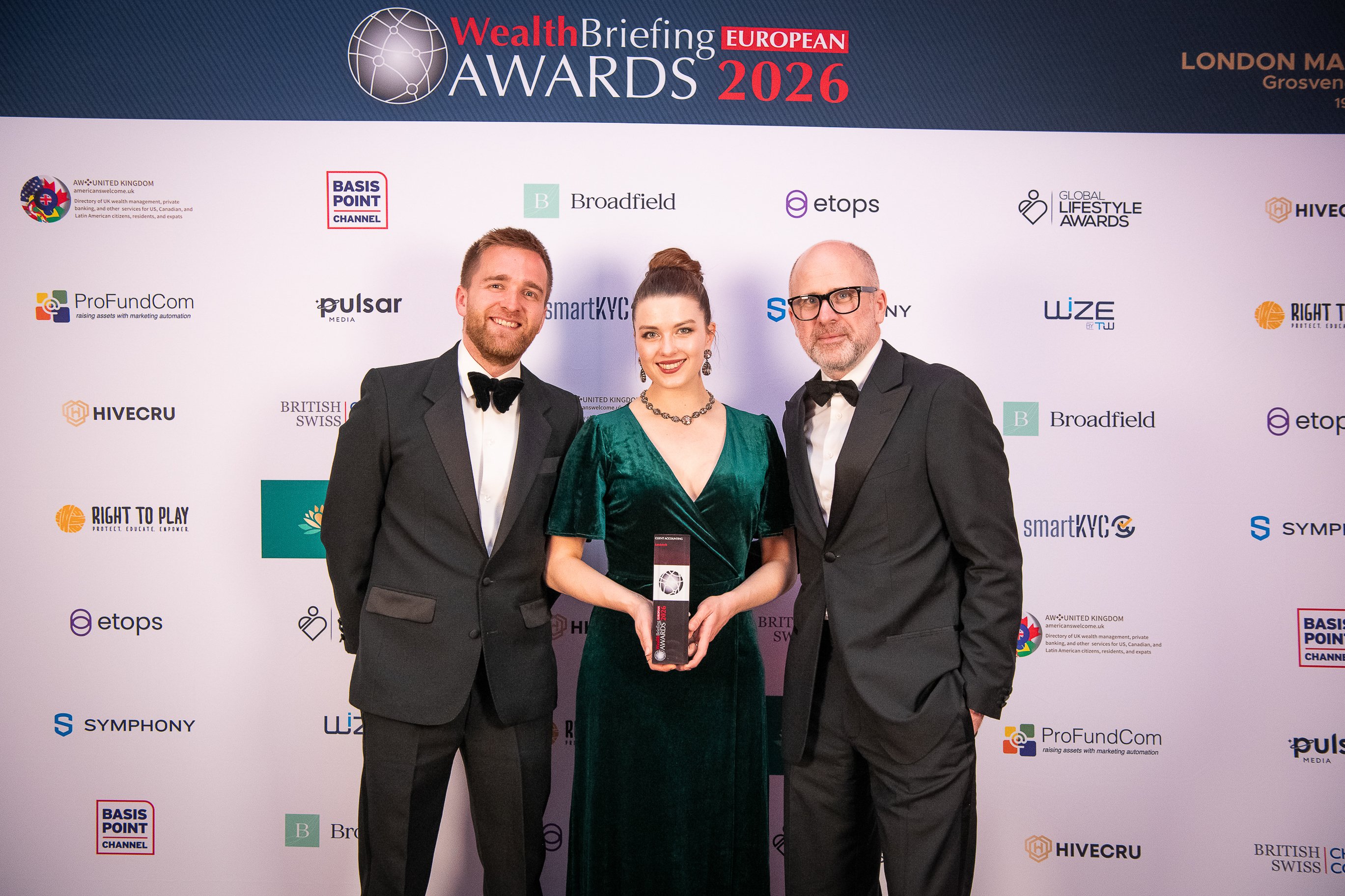 Landytech named Client Accounting winner at 2026 WealthBriefing Europe Awards