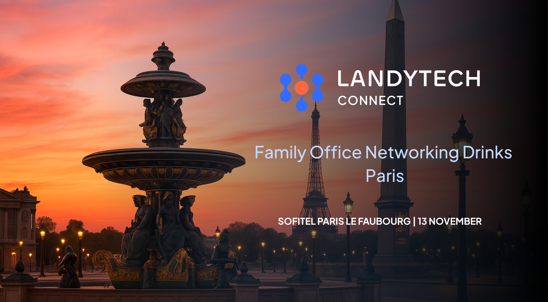 Landytech Connect Paris Family Office Networking Drinks