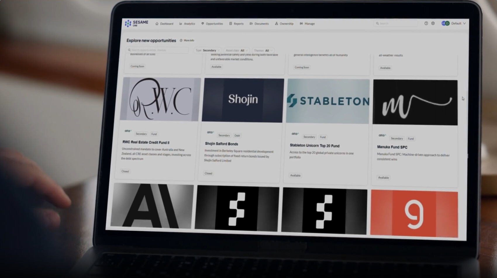 Sesame One - Marketplace: Short overview