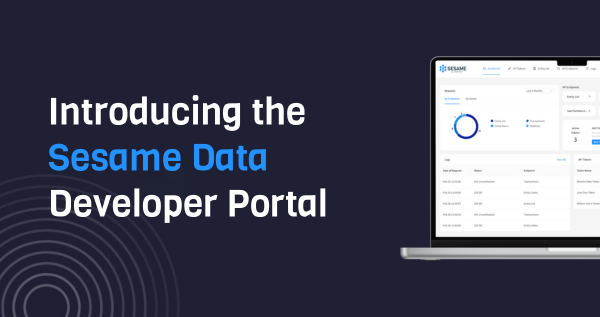 The Sesame Data Developer Portal has landed